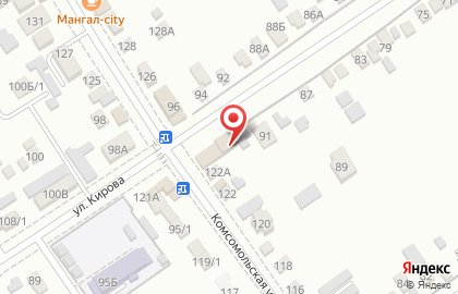 Автокомплекс на улице Кирова на карте