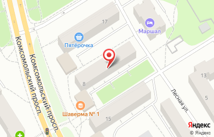 Сервисный центр Алкор на улице Лизы Чайкиной на карте