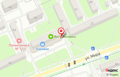 Магазин Бретелька в Первомайском районе на карте