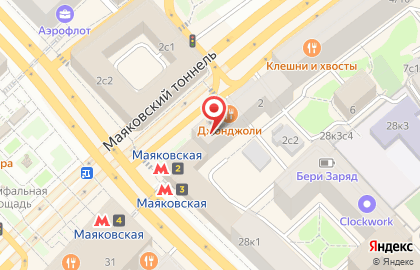 Компьютерный клуб Центр Киберспорта на Тверской улице на карте