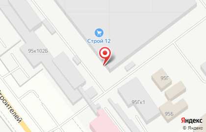 Торговая компания Строй12 на улице Строителей на карте