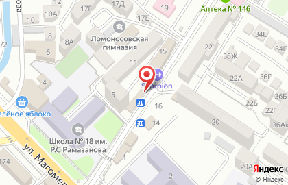 Продуктовый магазин Находка в Кировском районе на карте