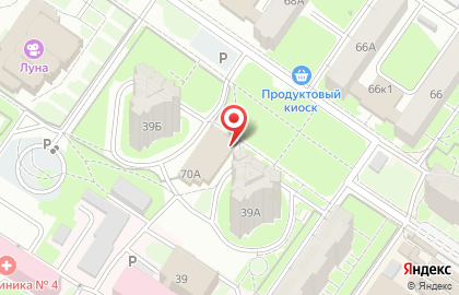 Салон мебели Улампэк в Засвияжском районе на карте
