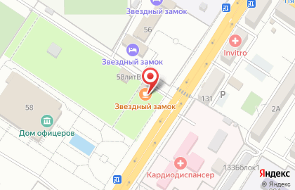 Замок на улице Адмирала Нахимова на карте