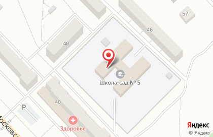 Детский сад №5 комбинированного вида в Санкт-Петербурге на карте
