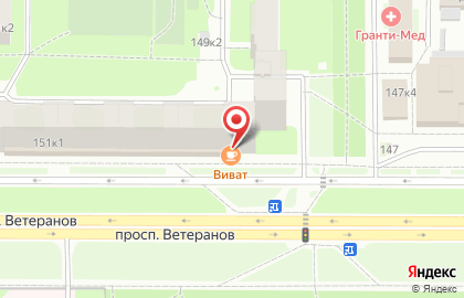 Кафе Виват на карте