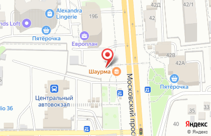 Оператор связи МегаФон на Московском проспекте, 19г на карте