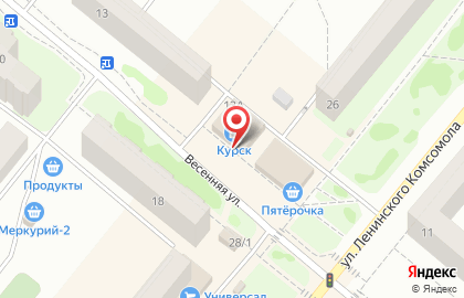 Магазин-закусочная Радуга на Весенней улице на карте