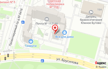 Почта России в Москве на карте