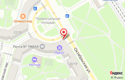 Сеть булочных Асканиа на Октябрьской набережной на карте