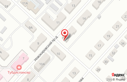 Мастерская на Новокировском на карте