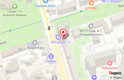 Expert на Пушкинской улице на карте