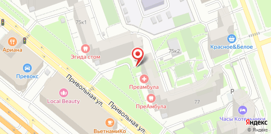 Детская поликлиника "ПреАмбула" в Жулебино. на карте