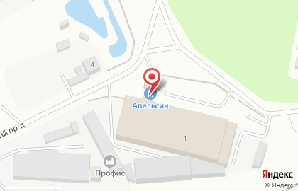 Оптово-розничный магазин по продаже материалов для строительства, ремонта и отделки Апельсин в Коломне на карте