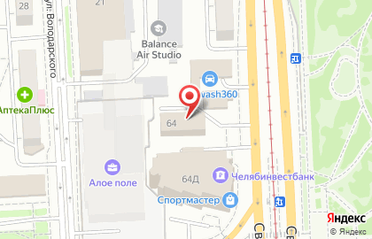 Кружки74 на Свердловском тракте на карте