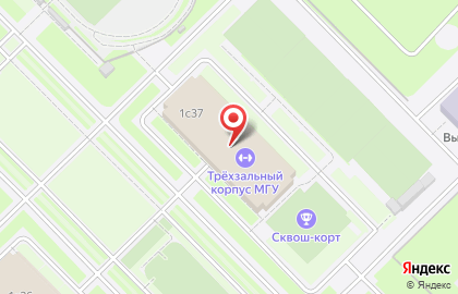 Теннисный клуб МГУ на карте