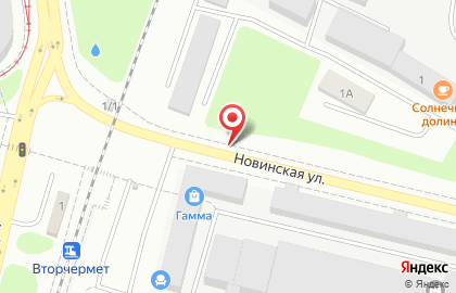 Елена на Новинской улице на карте