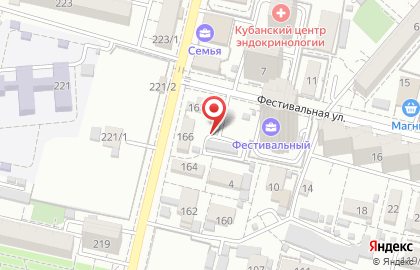 Парикмахерская Ideal на Фестивальной улице на карте