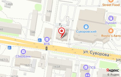 Туристическое агентство Солнцетур в Ленинском районе на карте
