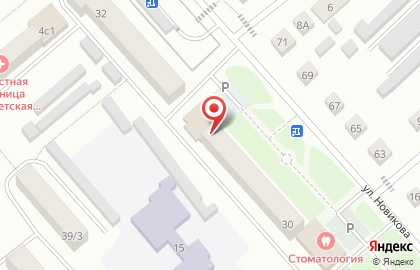 Магазин Продукты на улице Новикова на карте