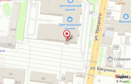 Магазин цветов в Пензе на карте