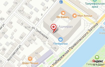 Строящиеся объекты Строитель Астрахани на улице Костина на карте