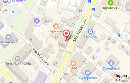 Торговый центр Сити центр, торговый центр на Мостовой улице на карте