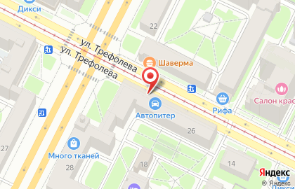 Оптово-розничный магазин автозапчастей Autopiter.ru на проспекте Стачек на карте