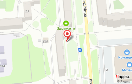 Аптека Аптеки Малина в Железногорске на карте
