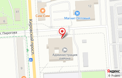 Рускобанк, Дополнительный Офис # 24 на Кировском проспекте на карте