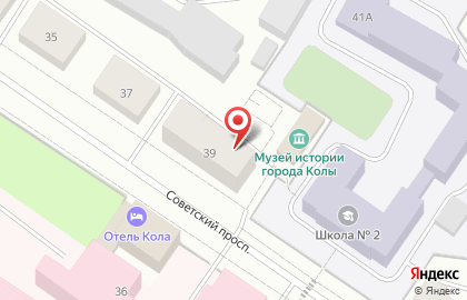 Нотариус Кокарева Е.С. на карте
