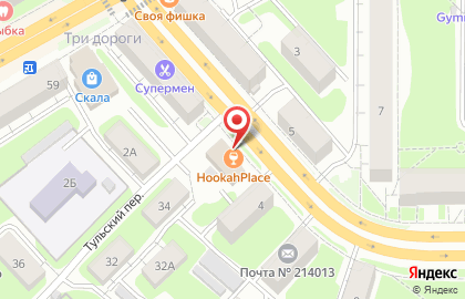 HookahPlace на улице Кирова на карте