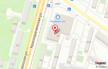 Концертно-театральная касса Премьера на Краснореченской улице на карте