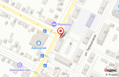 Золотая подкова на Ставропольской улице на карте