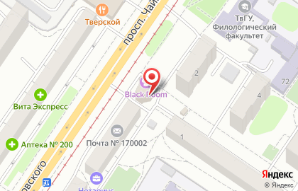 Массажный кабинет Феерия на проспекте Чайковского на карте