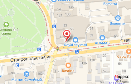 Специализированный магазин Шеф Нож на Ставропольской улице на карте