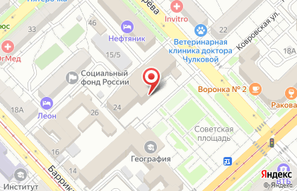 Комитет природных ресурсов, лесного хозяйства и экологии Волгоградской области на карте
