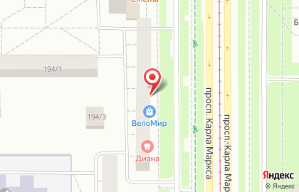 Магазин ВелоМир в Орджоникидзевском районе на карте