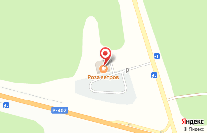 Кафе Роза ветров на Заречной улице на карте