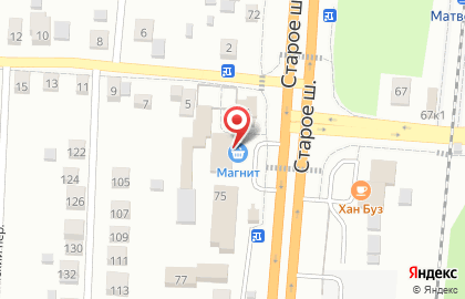 Супермаркет Матвеевский в Первомайском районе на карте