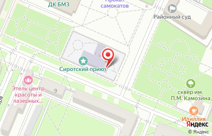 Детская школа искусств №1 им. Т.П. Николаевой в Брянске на карте