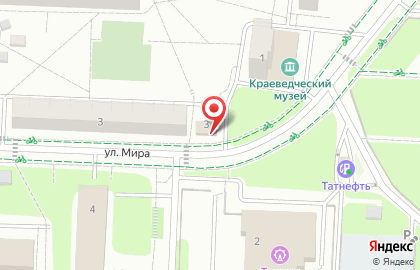 Продуктовый магазин Урал в Альметьевске на карте