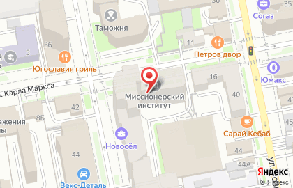Учебный центр Новосёл на карте