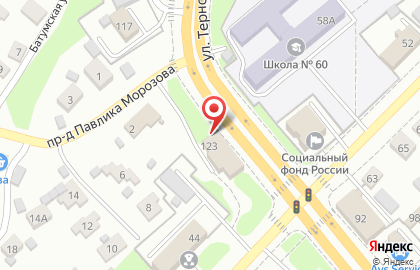 Хозрасчетная стоматологическая поликлиника в Первомайском районе на карте
