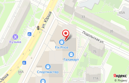 Школа танцев Детвора на карте