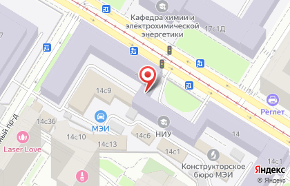 Московский Энергетический Институт на карте