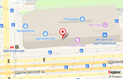 Магазин парфюмерии и косметики Элизэ на Щёлковском шоссе на карте
