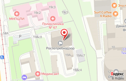 Первый Московский государственный медицинский университет им. И.М. Сеченова в Москве на карте