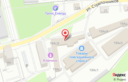 ЗАО Банкомат, Банк ВТБ 24 на улице Стрелочников на карте