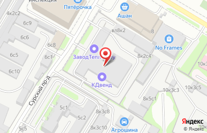 Кафе на Рязанском проспекте на карте